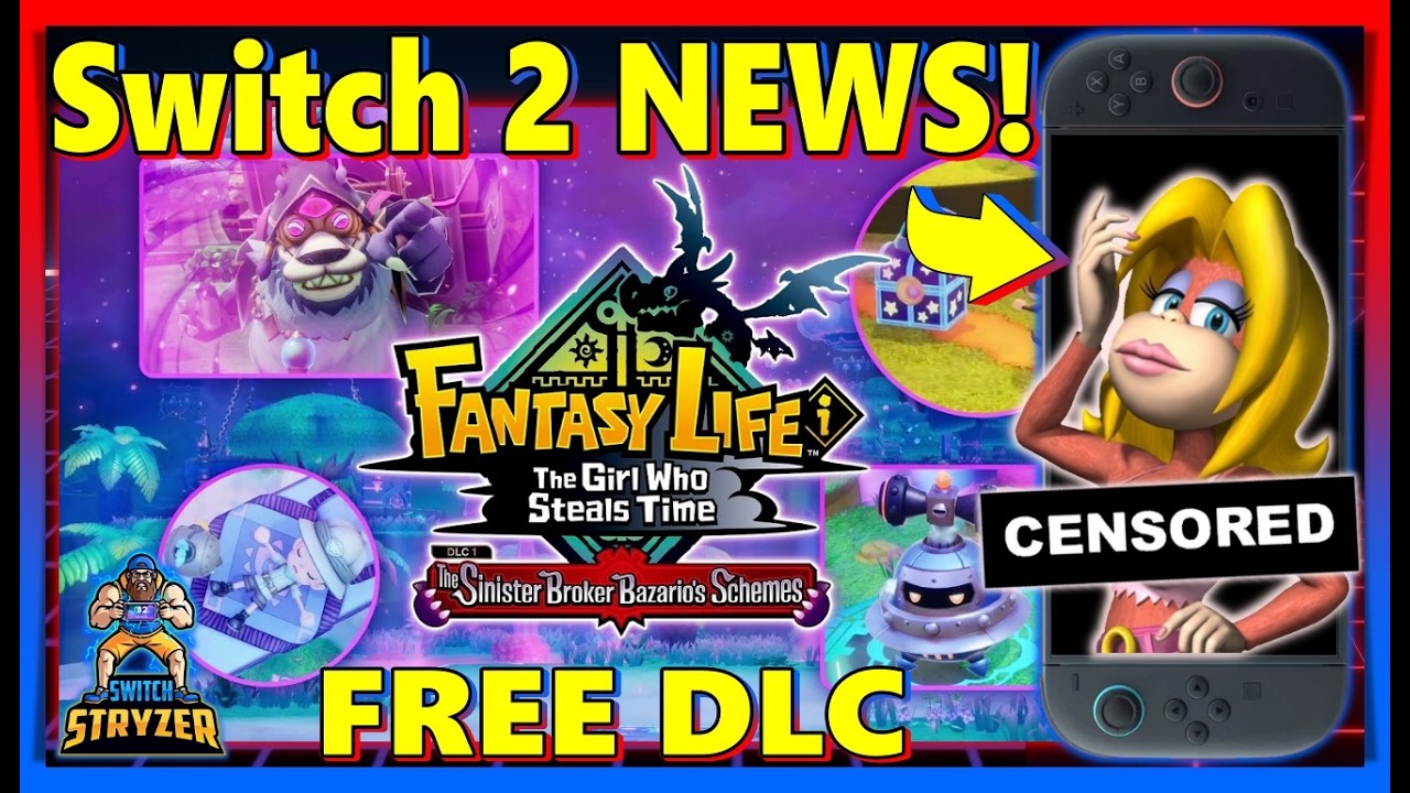 Fantasy Life I Gets Massive free DLC, A game gets censored on Switch 2, Pokémon News & More!