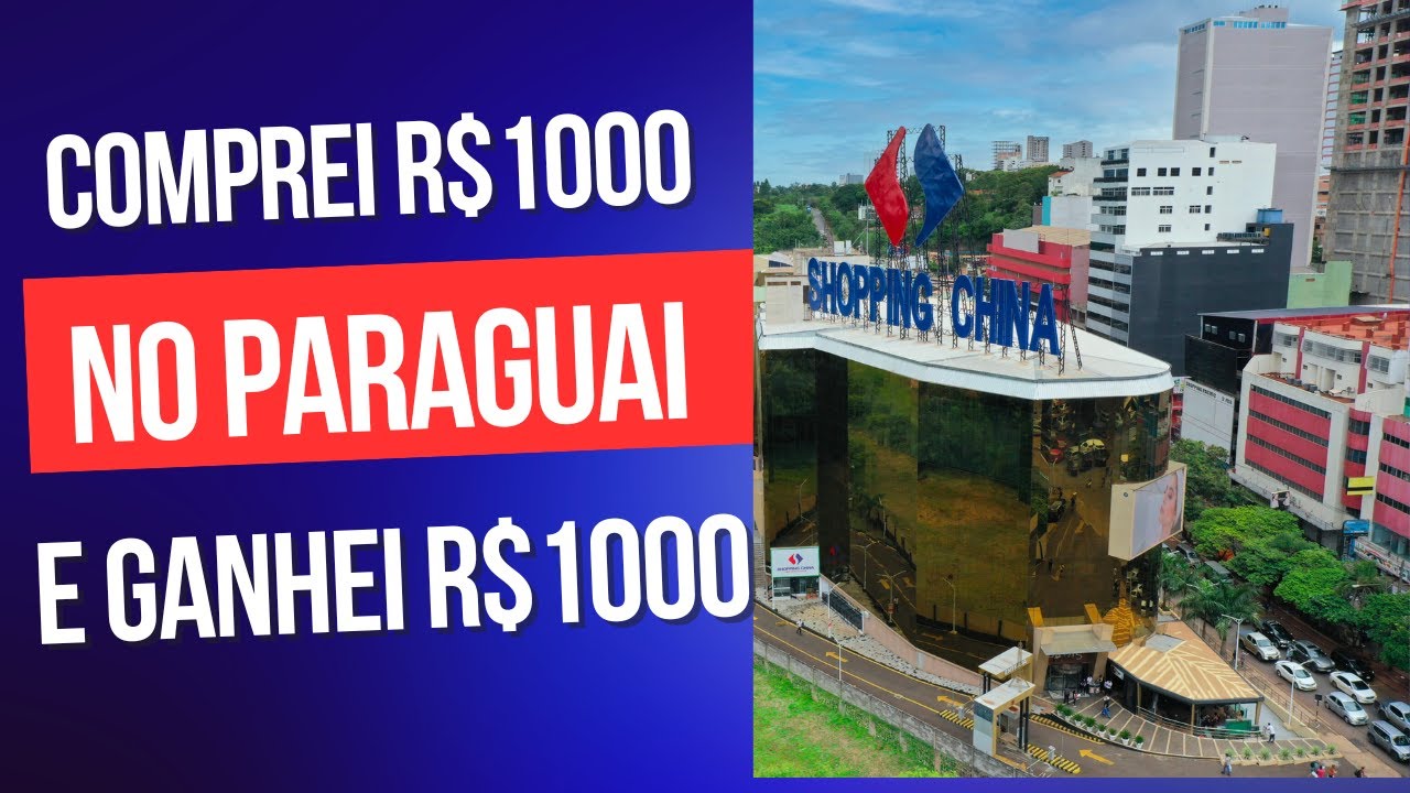 Comprei R$1000 no shopping China importados com Pix e ganhei mil reais em Bonus e usei no Brasil