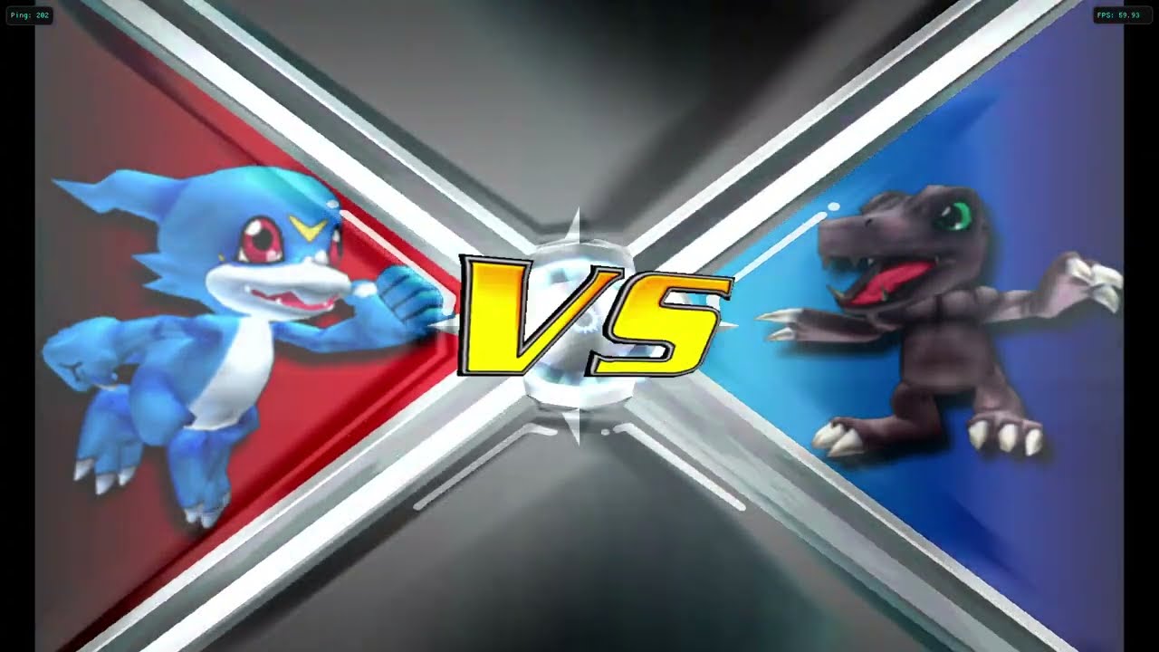 Tal (Veemon) vs  KayJay (Black Agumon) -  Digimon Rumble Arena 2 Netplay 8/9/2025