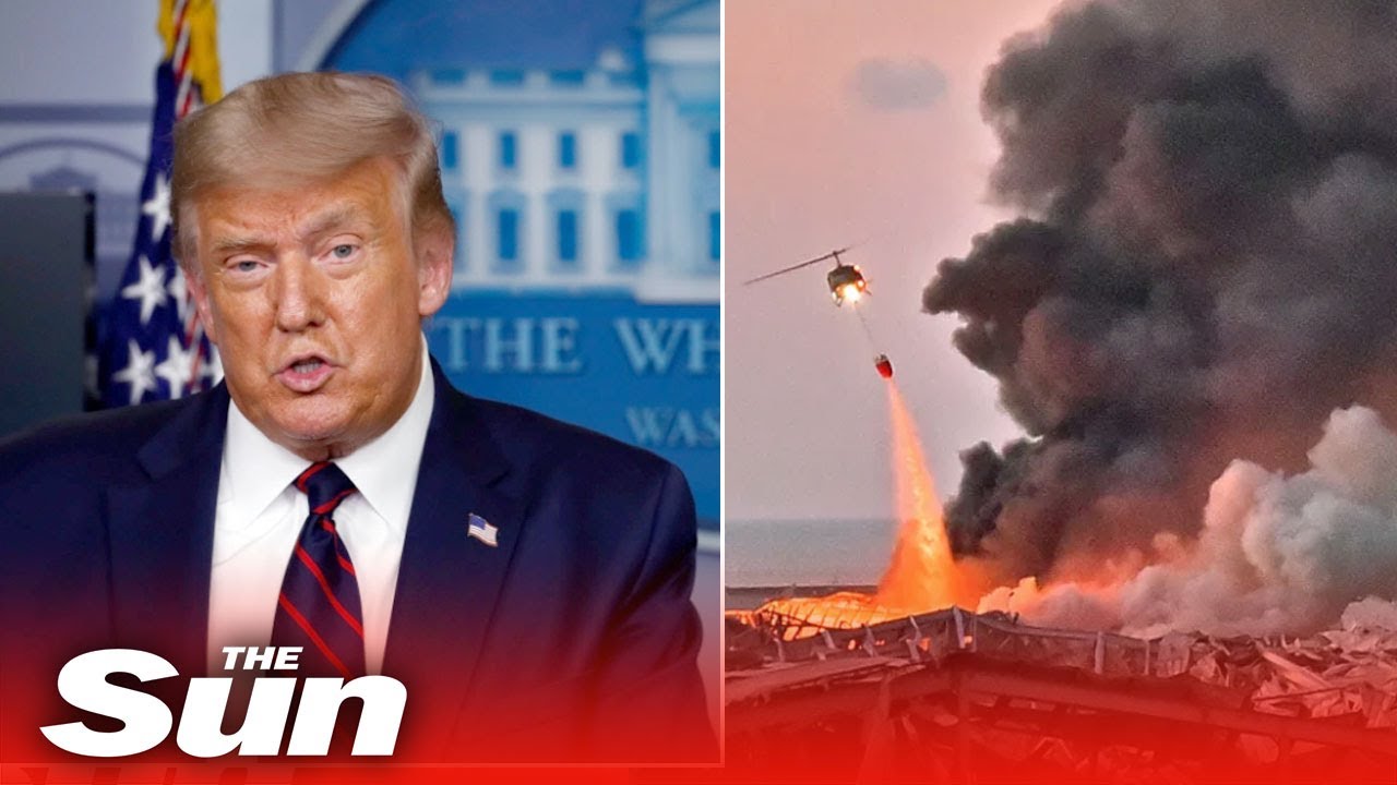Trump says Beirut explosion &lsquo;was a bomb', his generals &lsquo;don&rsquo;t think it was an accident&rsquo;