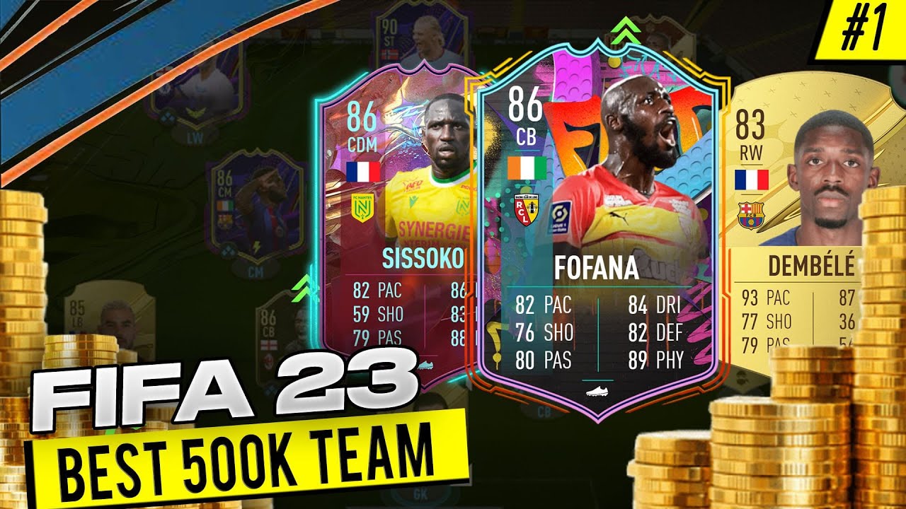 BEST possible META 500K team in FIFA 23 *insane sweaty 500K squad* (LENGTHY META 500K TEAM)