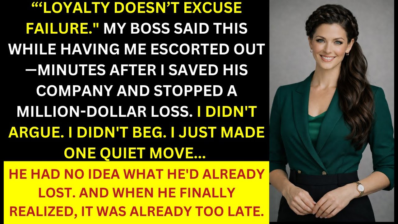 My Boss Fired Me After I Saved the Company — So I Bought the Client List He Thought He Owned