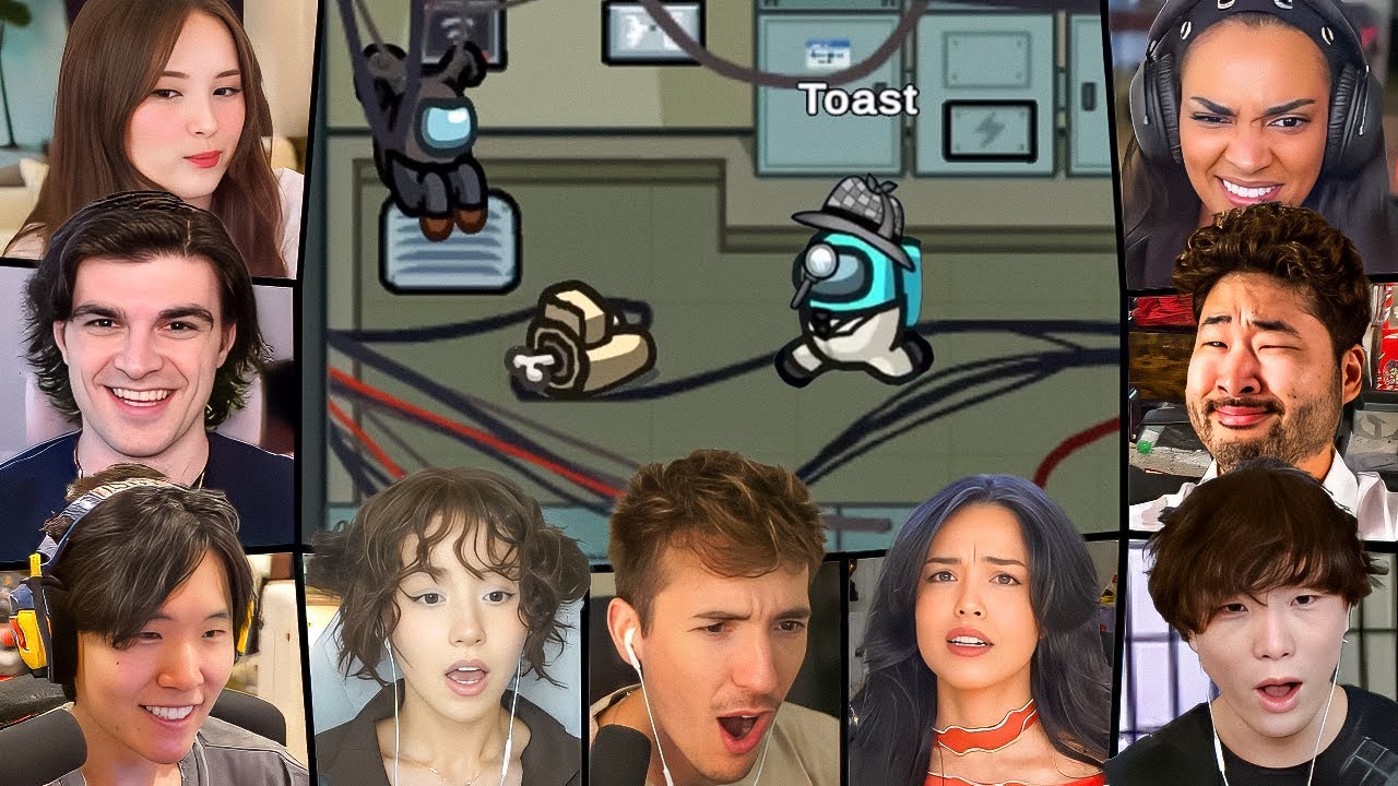 Among Us, But I Have to Vote Out Disguised Toast (Multi POV ft. Valkyrae, Pokimane, & More)