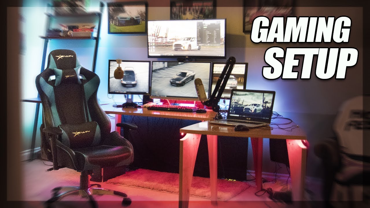 ULTIMATE GAMING SETUP TOUR!! | JackUltraMotive (2018)