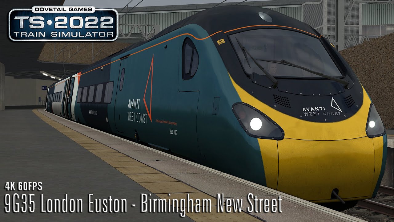 9G35 London Euston - Birmingham New Street - WCML South - Class 390 - TS2022