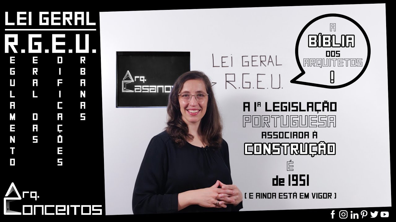 A BÍBLIA DA CONSTRUÇÃO: a 1ª legislação portuguesa de 1951 que ainda está em vigor! Descobre o RGEU