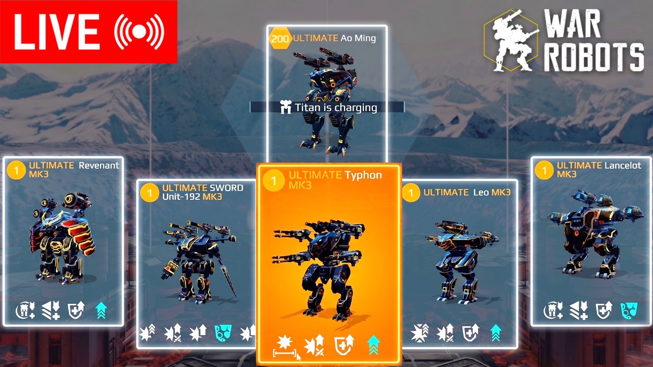 🔴 Live War Robots Gameplay | Best Robots, Meta Builds & High Damage Matches!