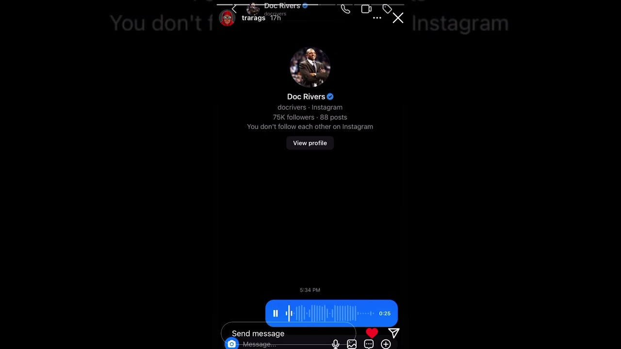 Tra Rags message to 76ers after loss to the Celtics💀