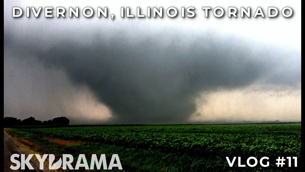 The Divernon, Illinois Tornado | Long-Form Storm Chasing VLOG #11 |