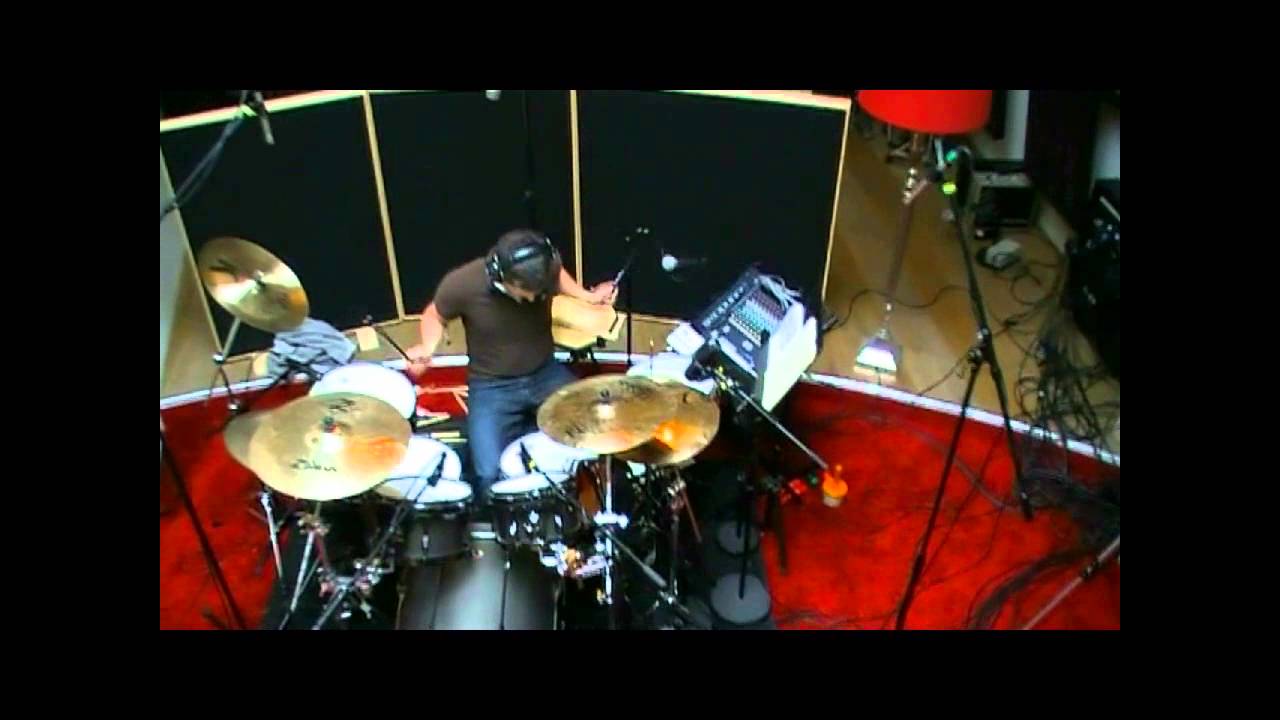 My Own Army - Recording drums in Sandlane Studio