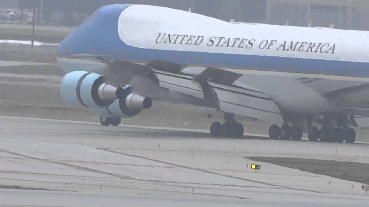 Air Force One / President Obama visits Chicago 3/15/13 - O'Hare International Airport KORD / ORD