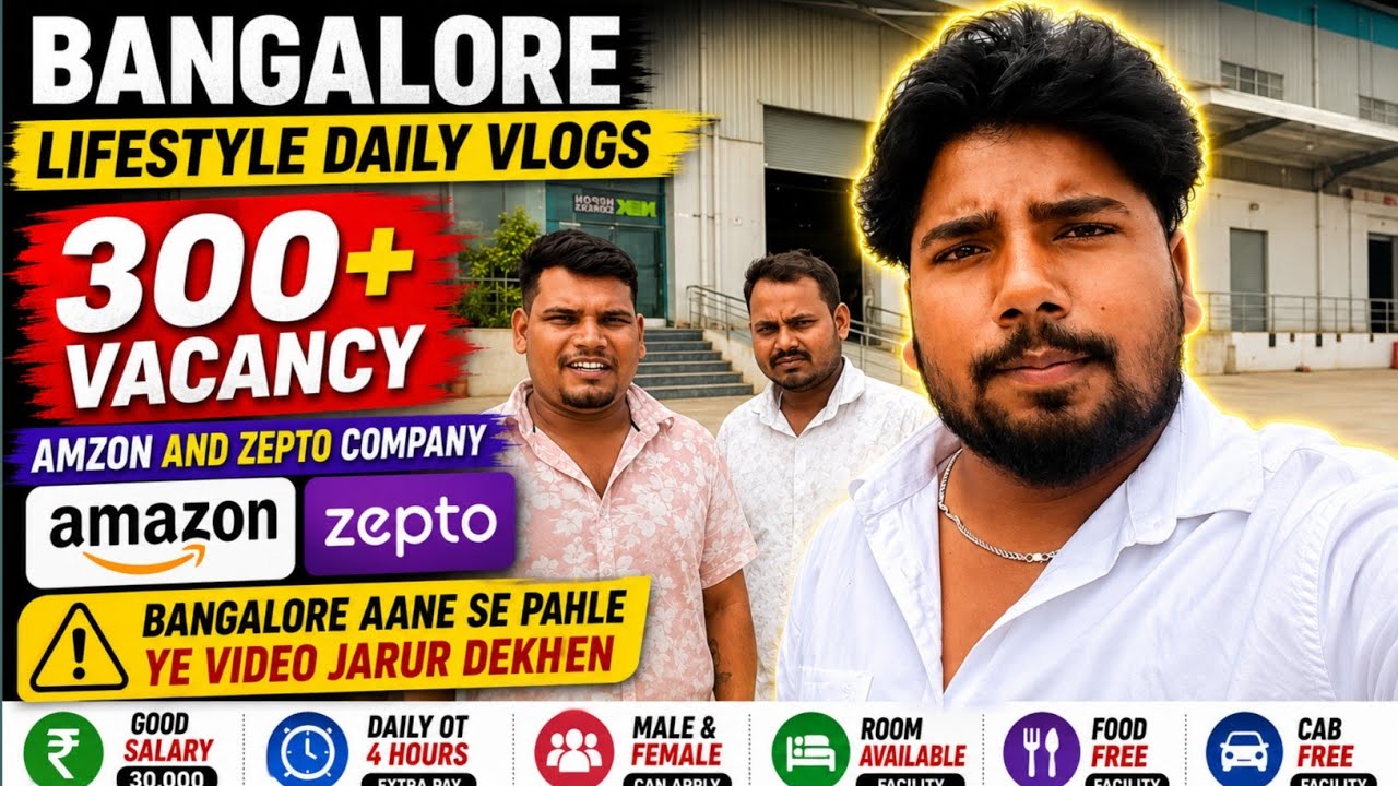**🔥 Bangalore Jobs 2026 | Freshers Hiring | Direct Company Joining |500+ vacancy! Salary ₹33,000+** 