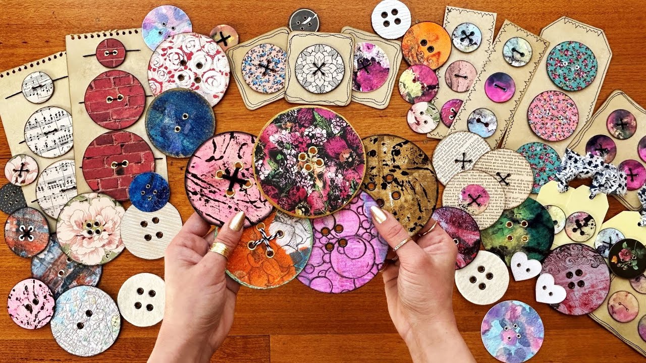 Oversized Paper Buttons