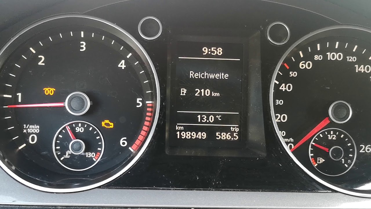 VW Passat B6 2.0 TDI 140 Fehler Motorst&ouml;rung + Vorgl&uuml;hlampe blinkt