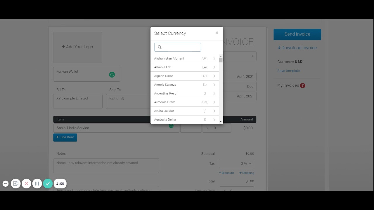 How to Create an Invoice Using Free Invoice Generator by Invoiced