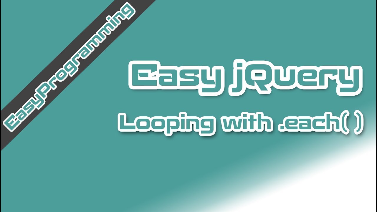 Easy jQuery - Looping with the .each() method (11)