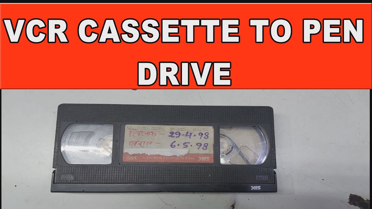 vhs to pendrive  digital how to convert your vhs tapes