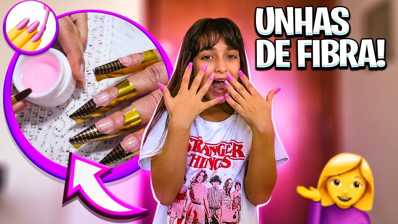 COLOQUEI UNHAS DE ACRÍLICO PELA PRIMEIRA VEZ! TRANSFORMAÇÃO.