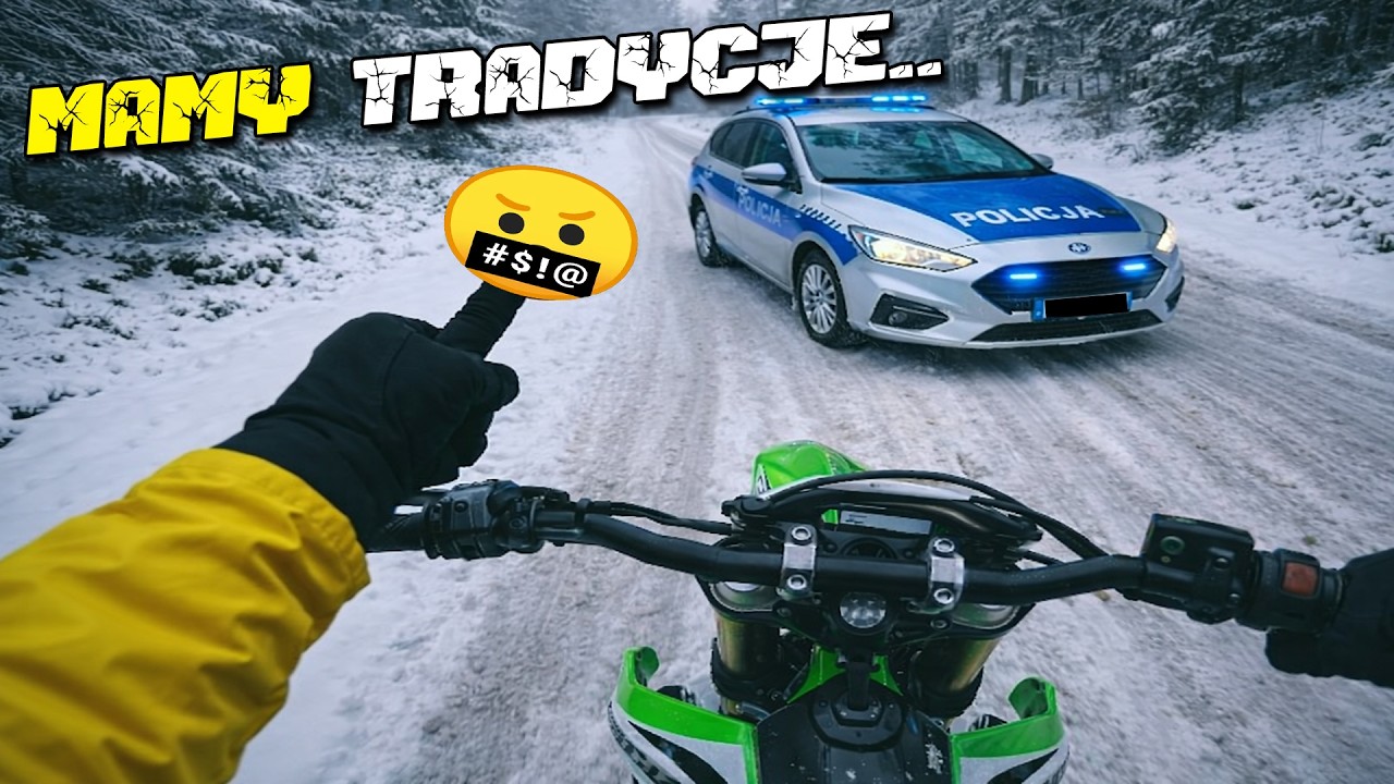 Ucieczki motocyklistów przed POLICJĄ.