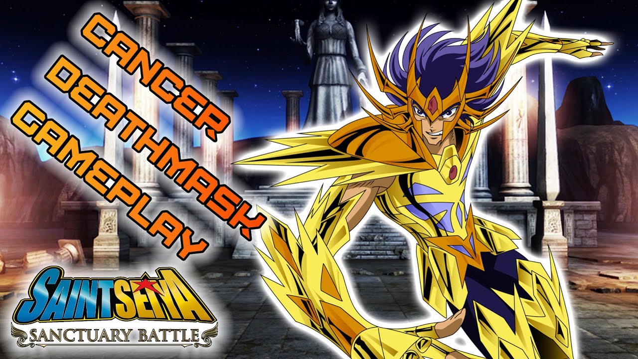 Cancer Deathmask Gamplay: Saint seiya sanctuary battle