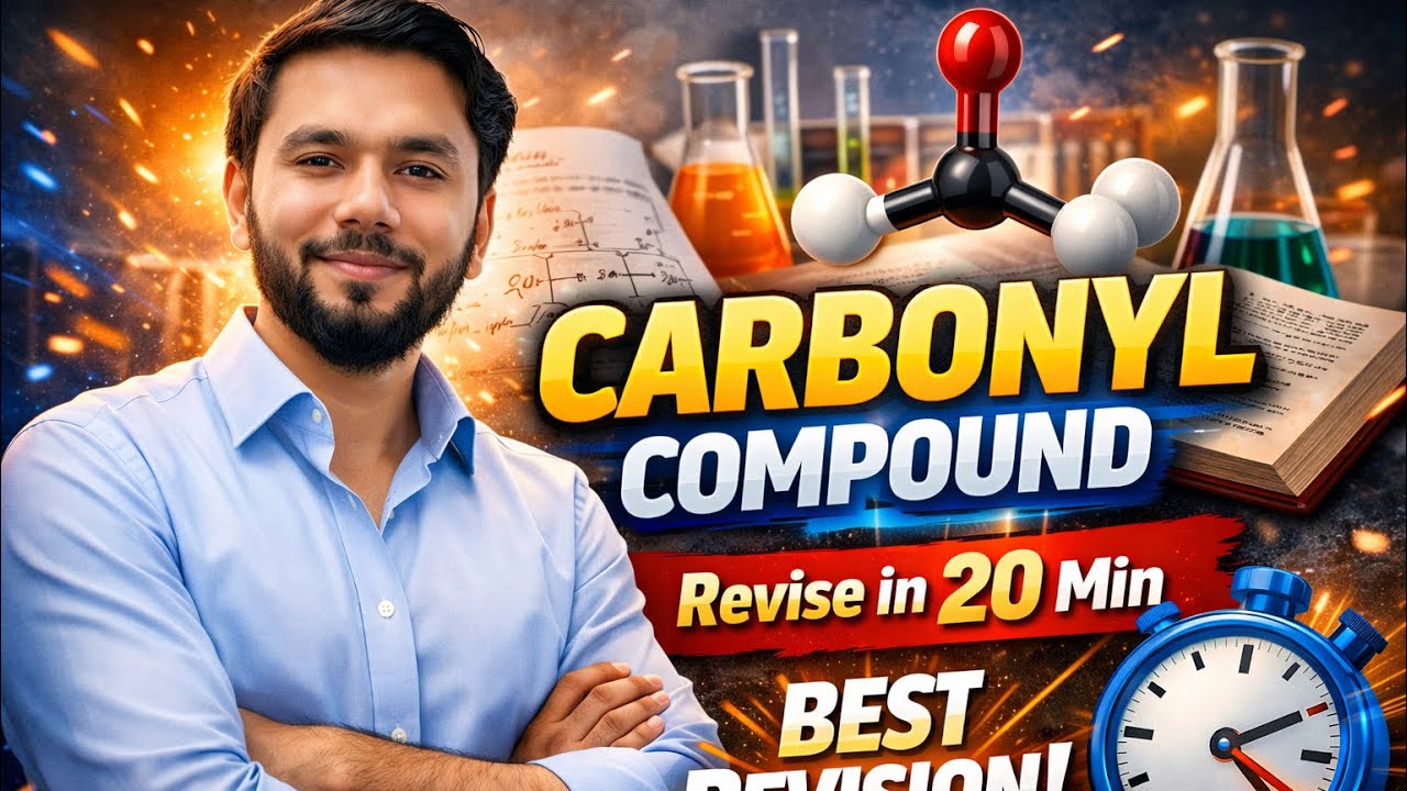 CARBONYL COMPOUND - REVISE in 20 Minute | Best Revision | NEET | JEE  #organicbooster 