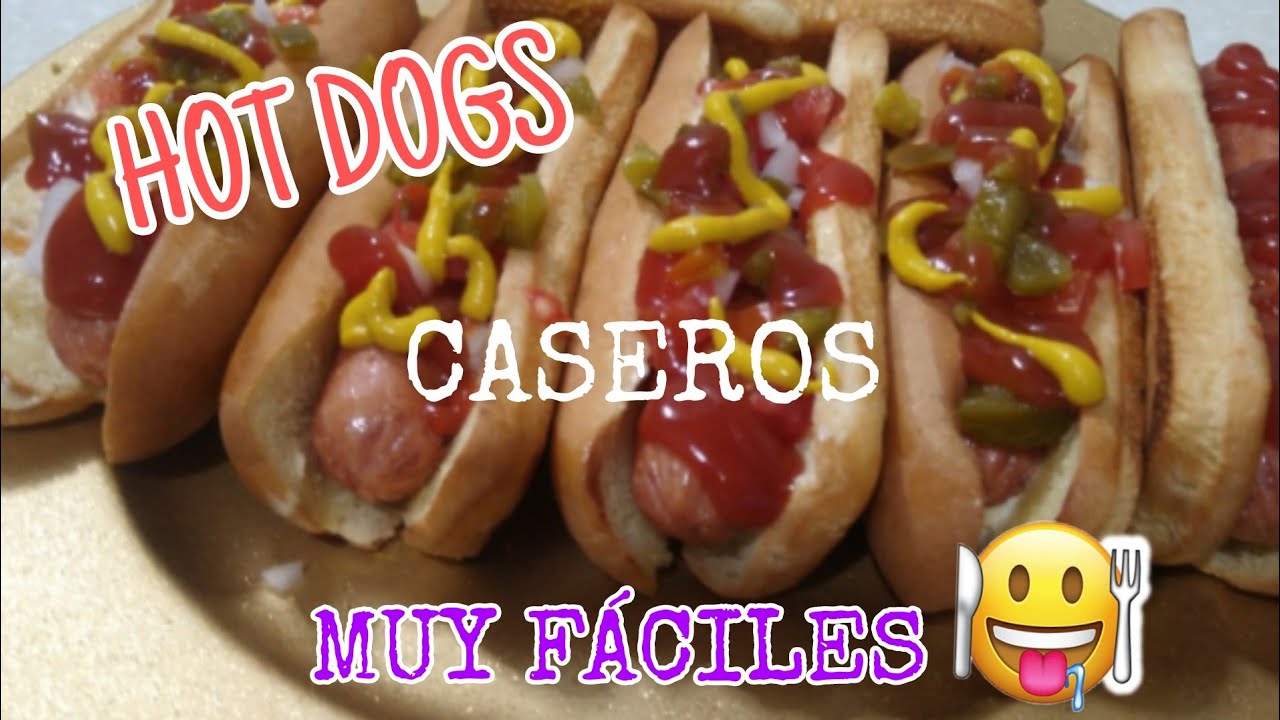 HOT DOGS CASEROS MUY FÁCILES DE HACER ✨🌭