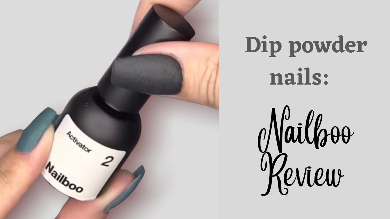 Nailboo dip powder kit REVIEWED! Let’s do science!