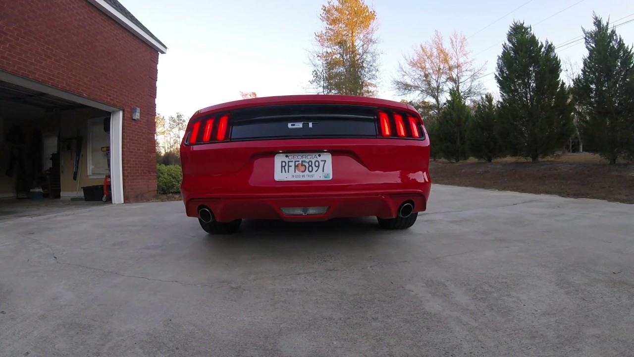 2016 Mustang GT Muffler Delete