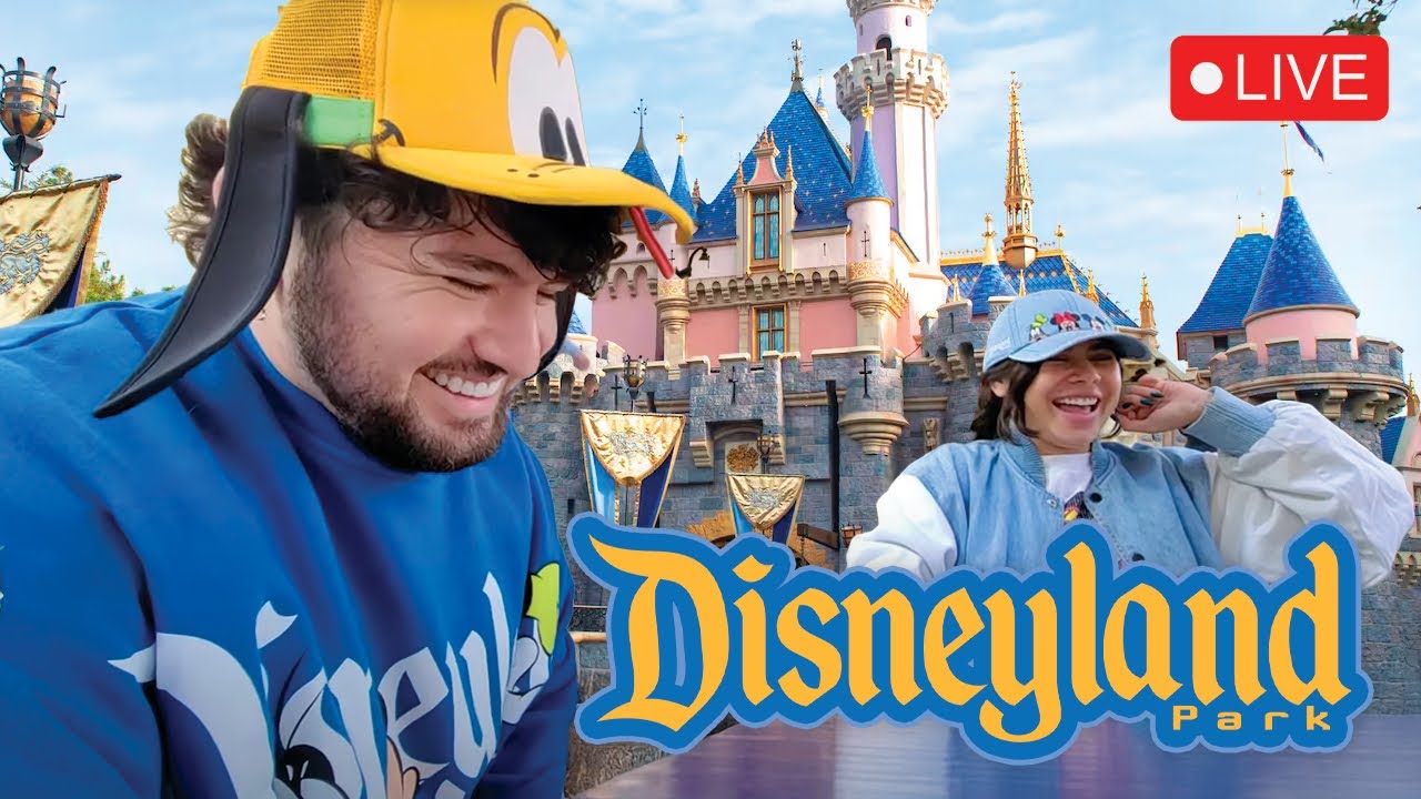 Jc Caylen Goes To Disneyland w/ His Fianc&eacute; *FULL STREAM*