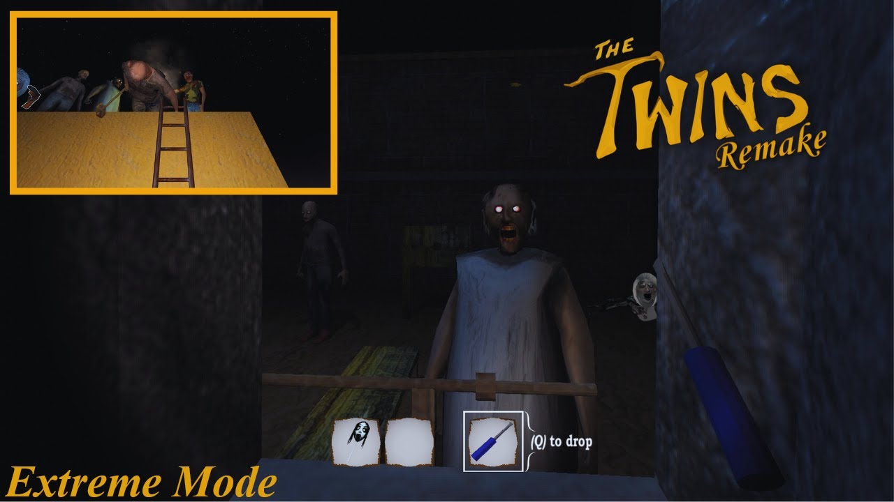 The Twins Remake PC | Extreme, Roof Escape, Granny with Slingshot, Grandpas's Shotgun