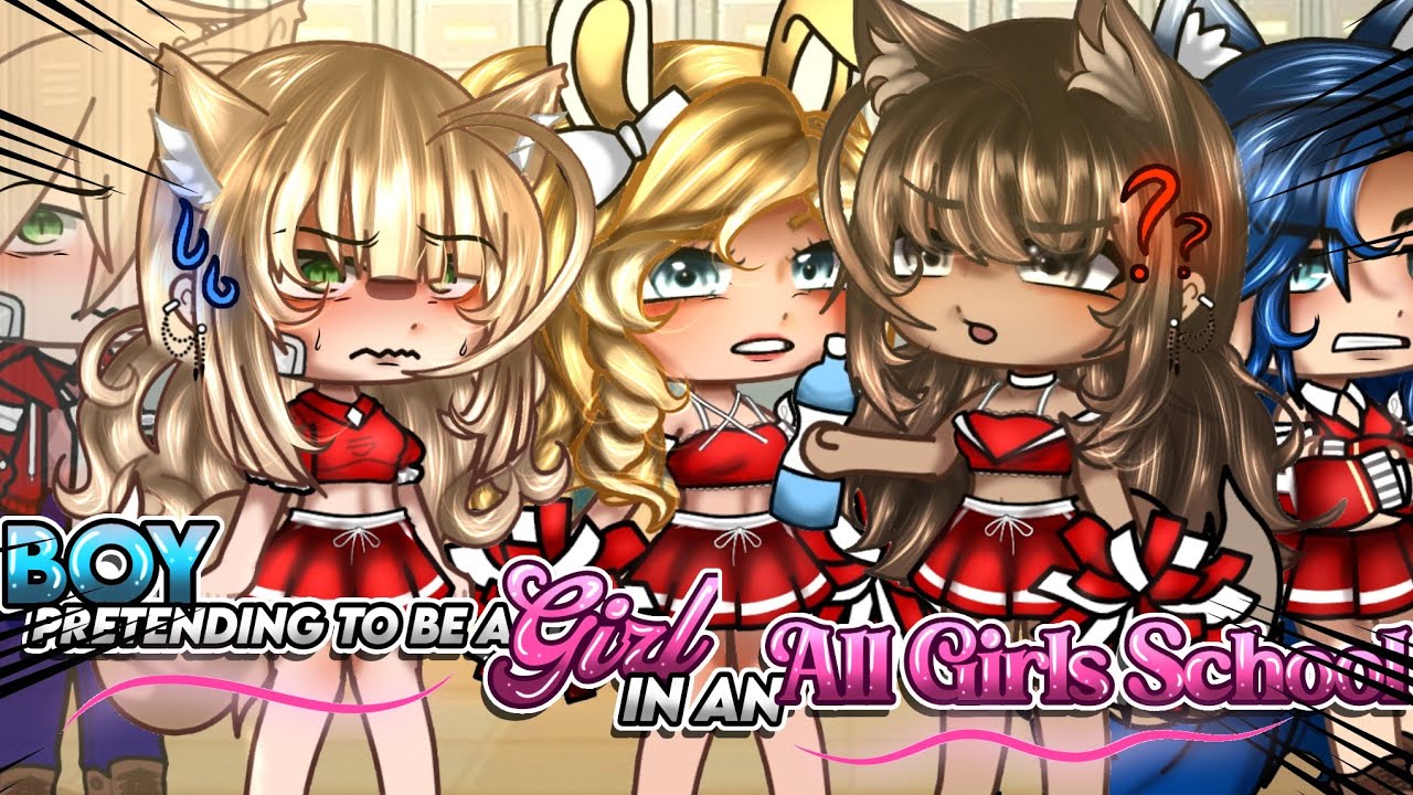 👦Boy pretending to be a Girl in an All Girls School 👧🏫// Gacha Clubs Mini Movie GCMM
