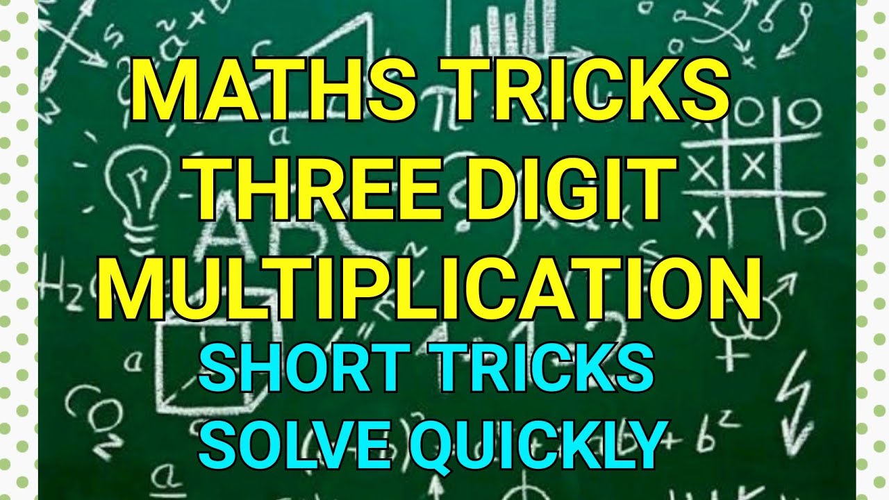Maths Shortcut : 3 Digit Multiplication | Tricks for NID NIFT UCEED NTSE KVPY BANK PO CAT etc. |