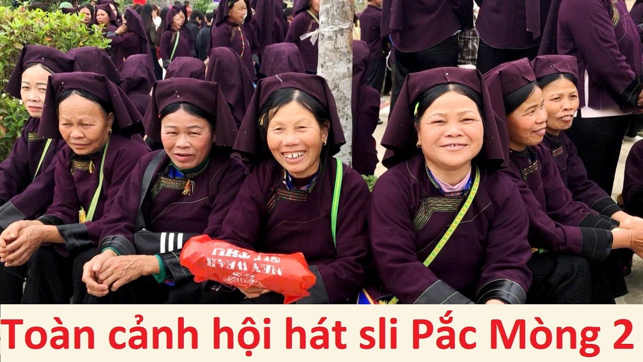 Hội xuân Pắc Mòng - Câu hát sli dìu dặt bên hoa đào