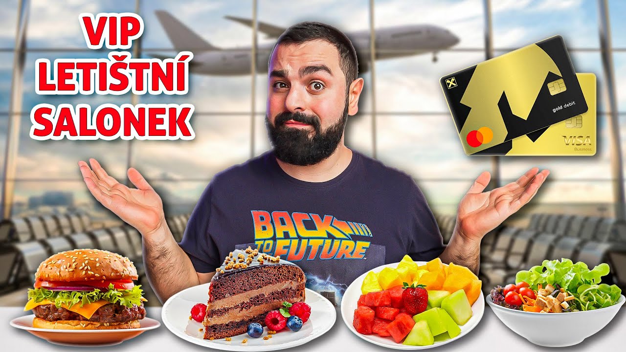 VIP salónky na LETIŠTI - Kolik stojí a jak CHUTNÁ JÍDLO uvnitř?