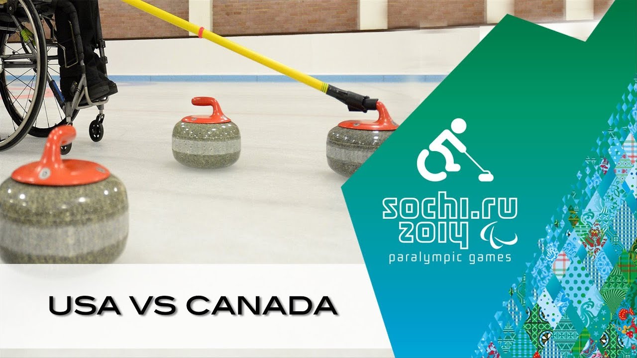 USA v Canada | Wheelchair curling | Sochi 2014 Paralympic Winter Games