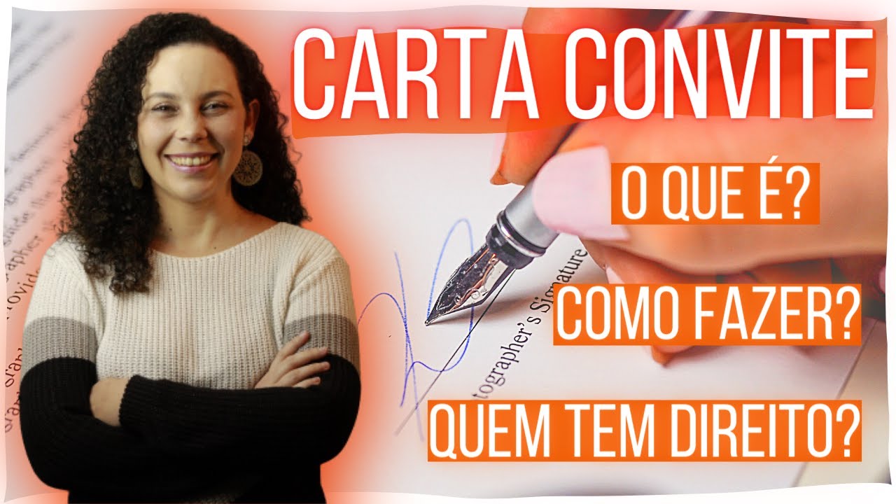 CARTA CONVITE | O que é e como funciona? | TUDO o que VOCÊ PRECISA saber para usar uma Carta Convite