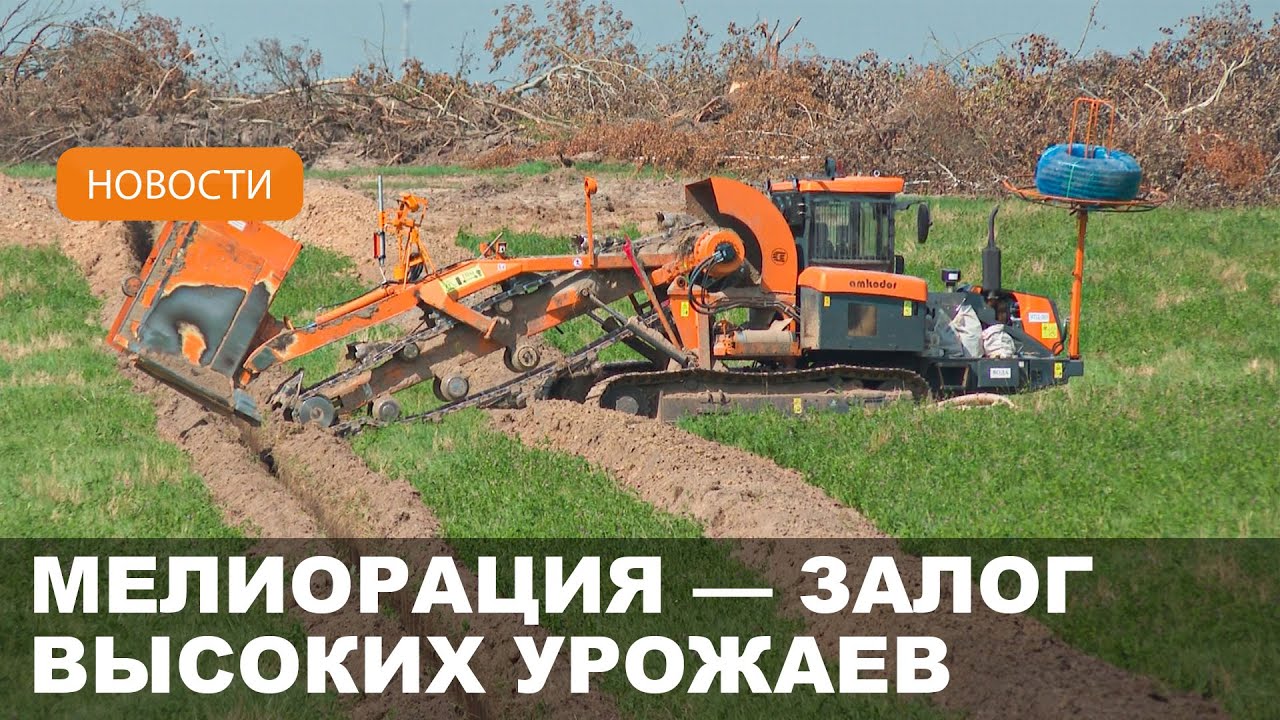 Перед Мстиславскими мелиораторами в этом году стоит большая задача — ввести 1600 гектаров площадей