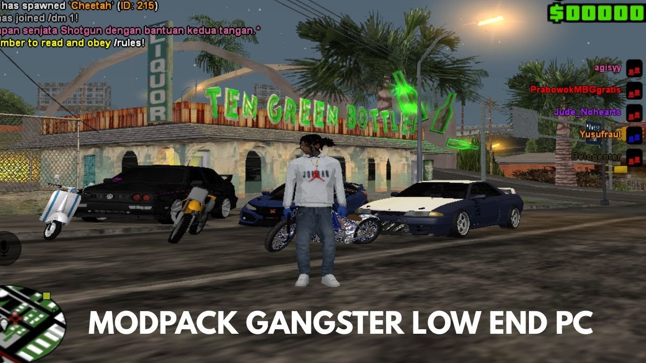 MODPACK GANGSTER V1 PC LOW END || GTA SAMP