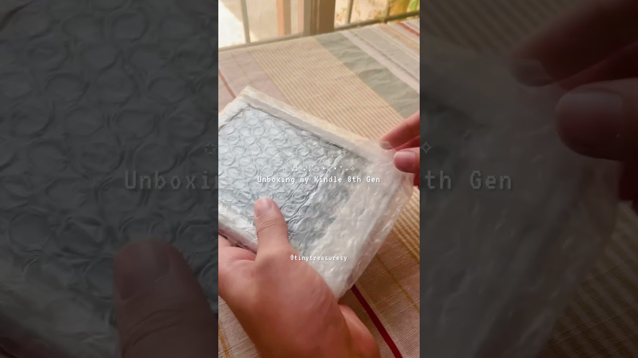📦️ Unboxing My New 8th Gen Kindle! 📖️ ✨🤍 #tinytreasuresy #kindle #unboxing #kindleaccessories