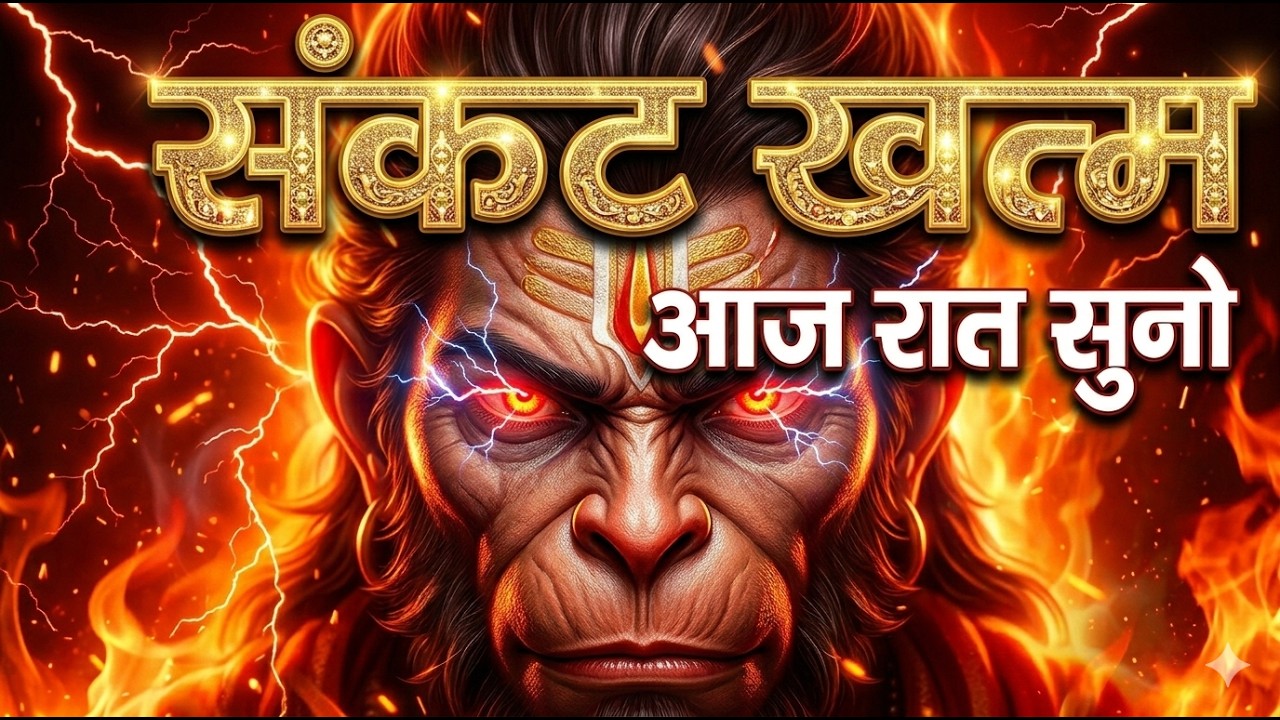 Aaj Raat Zaroor Sunein 🙏 Bajrang Baan | Hanuman Ji Sab Sankat Door Karenge 🔥