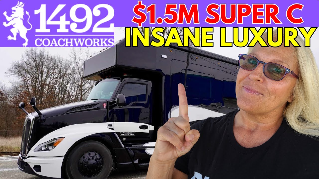 $1.5M LUXURIOUS SUPER C RV HIGH END BUILD~NEXT-LEVEL DESIGN~ Custom-Built to PERFECTION~BEST SUPER C