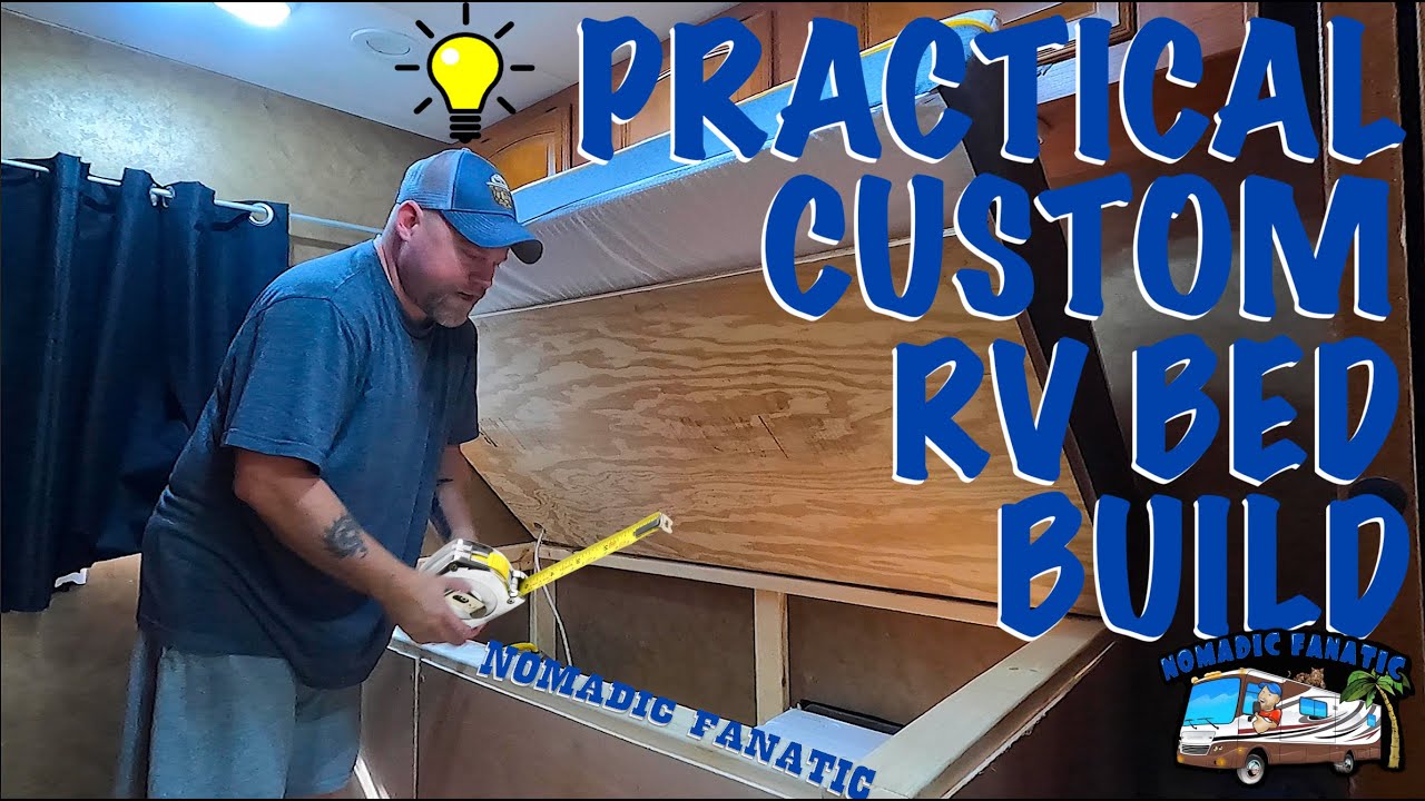Complete Rebuild RV Bedroom & Bed. MUCH BETTER!