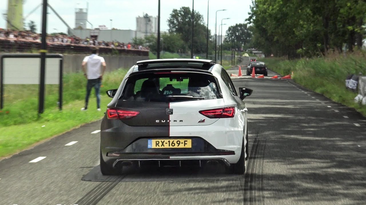410HP Seat Leon Cupra - Loud Revs, Accelerations with Pops and Bangs!!