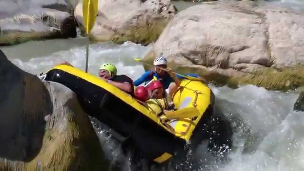 Dalaman River 2014 Stone Age Rapids Overturning :)