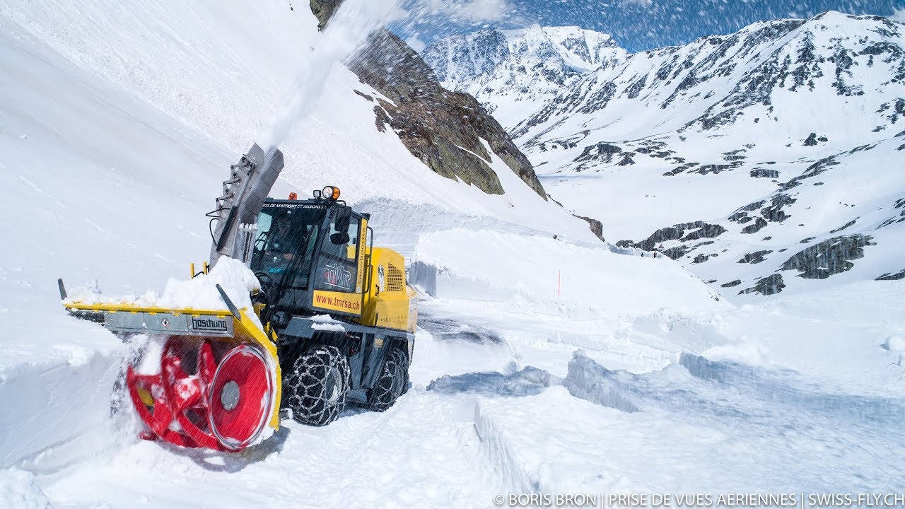 SWISS-FLY | Déneigement du Col du Grand-Saint-Bernard 2018 | BORIS BRON