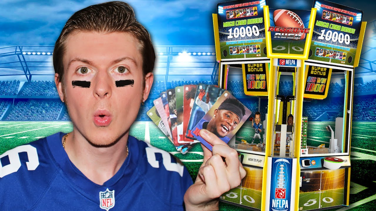 Collect ALL 16 Football Cards to WIN the 10,000 Ticket Arcade Jackpot! - Red Zone Rush
