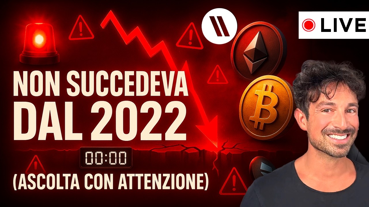 BITCOIN, CRYPTO: QUESTA COSA NON SUCCEDEVA DAL 2022 (ASCOLTA CON ATTENZIONE)