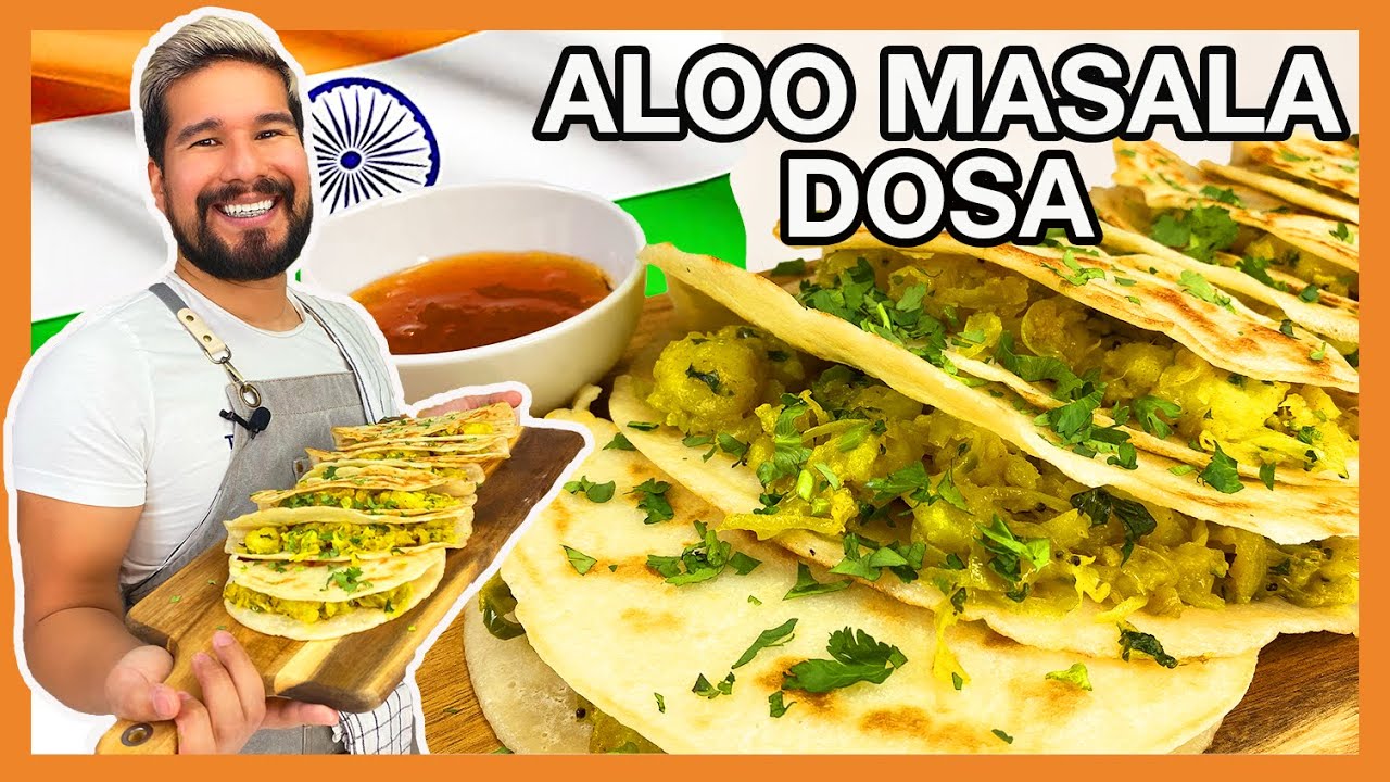HOW TO MAKE CRISP and DELICIOUS ALOO MASALA DOSA