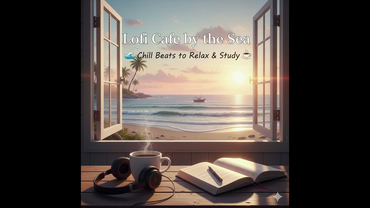 노을지는 해변, 창가 자리에 앉아 듣는 로파이 | Golden Hour Seaside Lofi | 夕暮れの海辺、窓際のローファイ