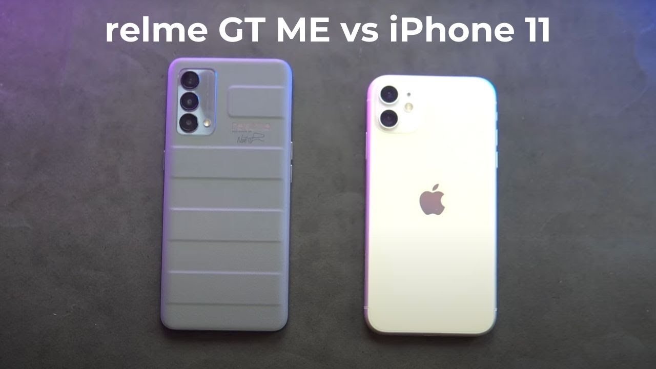 realme GT Mater Edition vs iPhone 11 Speed Test